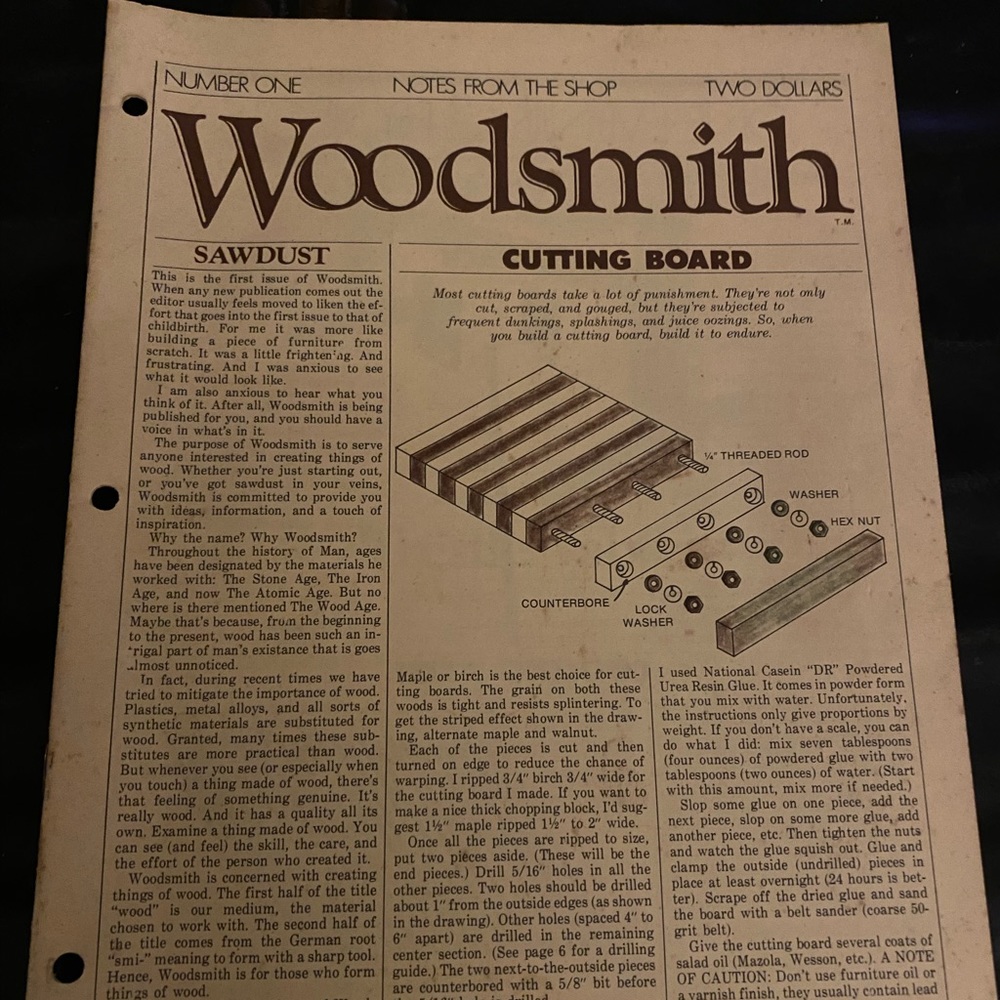 🎉5/$10🎉 Woodsmith magazine number one January 1979 first issue of publication